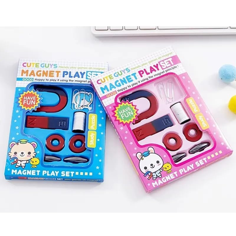 Image of Magnetic Field and Science Experiment Toy Learning Starter Kit Science Lab Basic Electricity Set for Kids