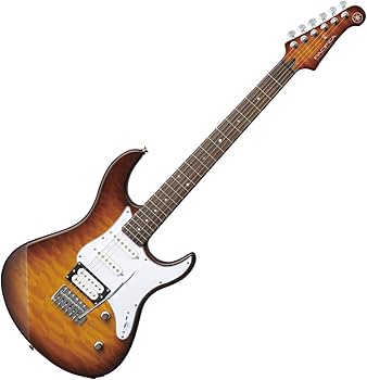 Amazon.com: Yamaha PAC212VQM TBS Electric Guitar - Quilted Maple