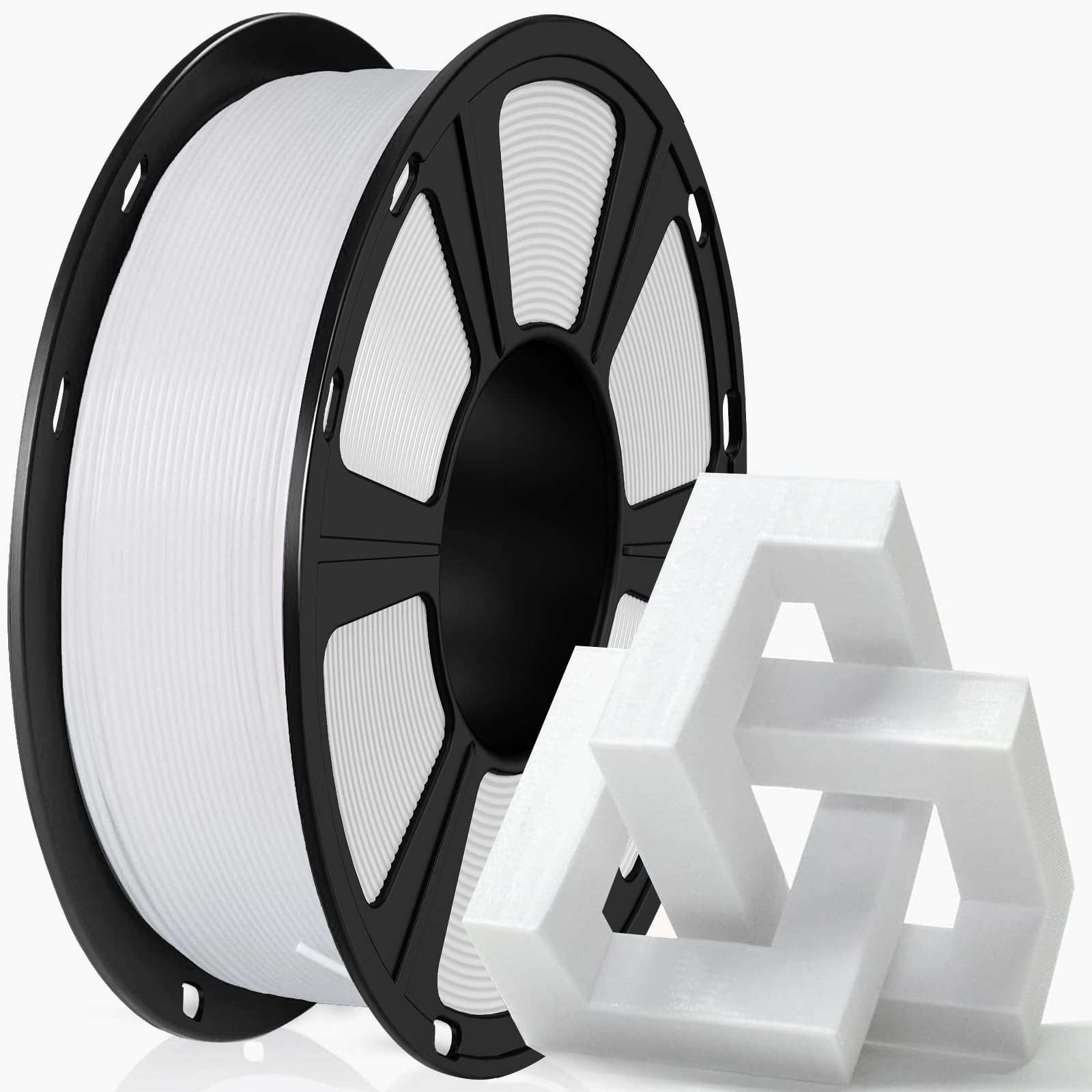 Geeetech PETG Filament 1.75mm, 1 KG (2.2lbs) Spool 3D Printer Filament, High-Toughness, ±0.02mm Accuracy, Neatly Wound & Moistureproof, Non-Clogging