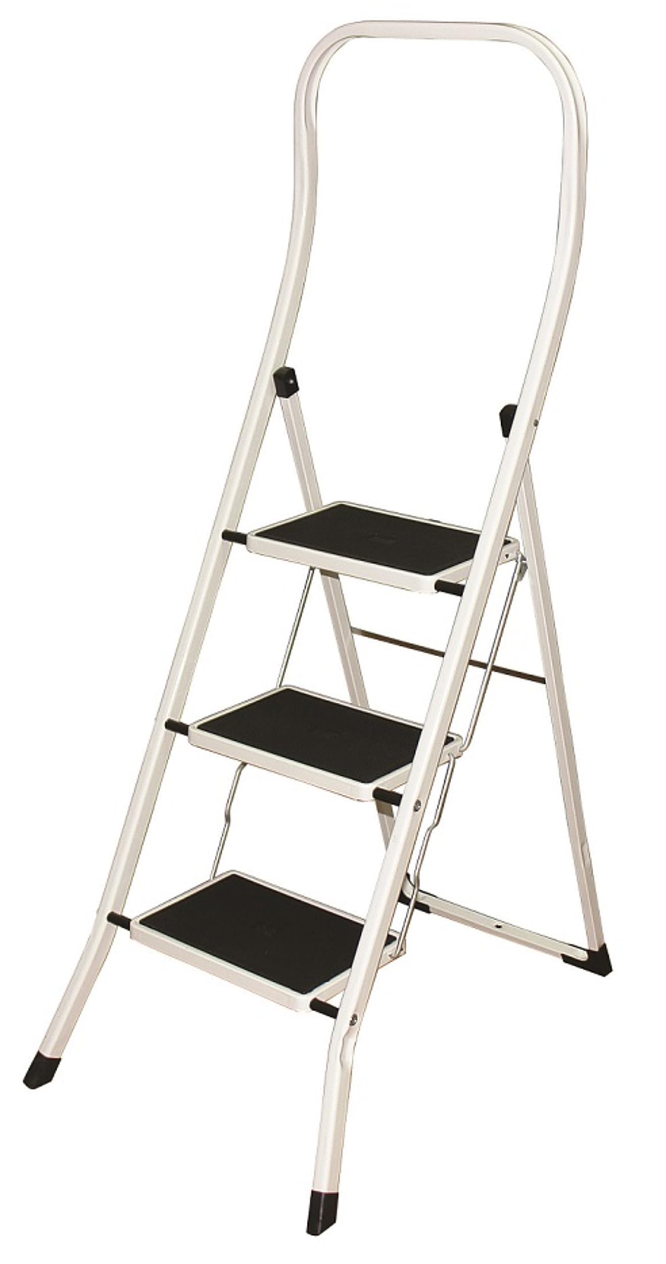 Drabest Foldable 3-Step Steel Household Ladder 150 Kg from B&Q