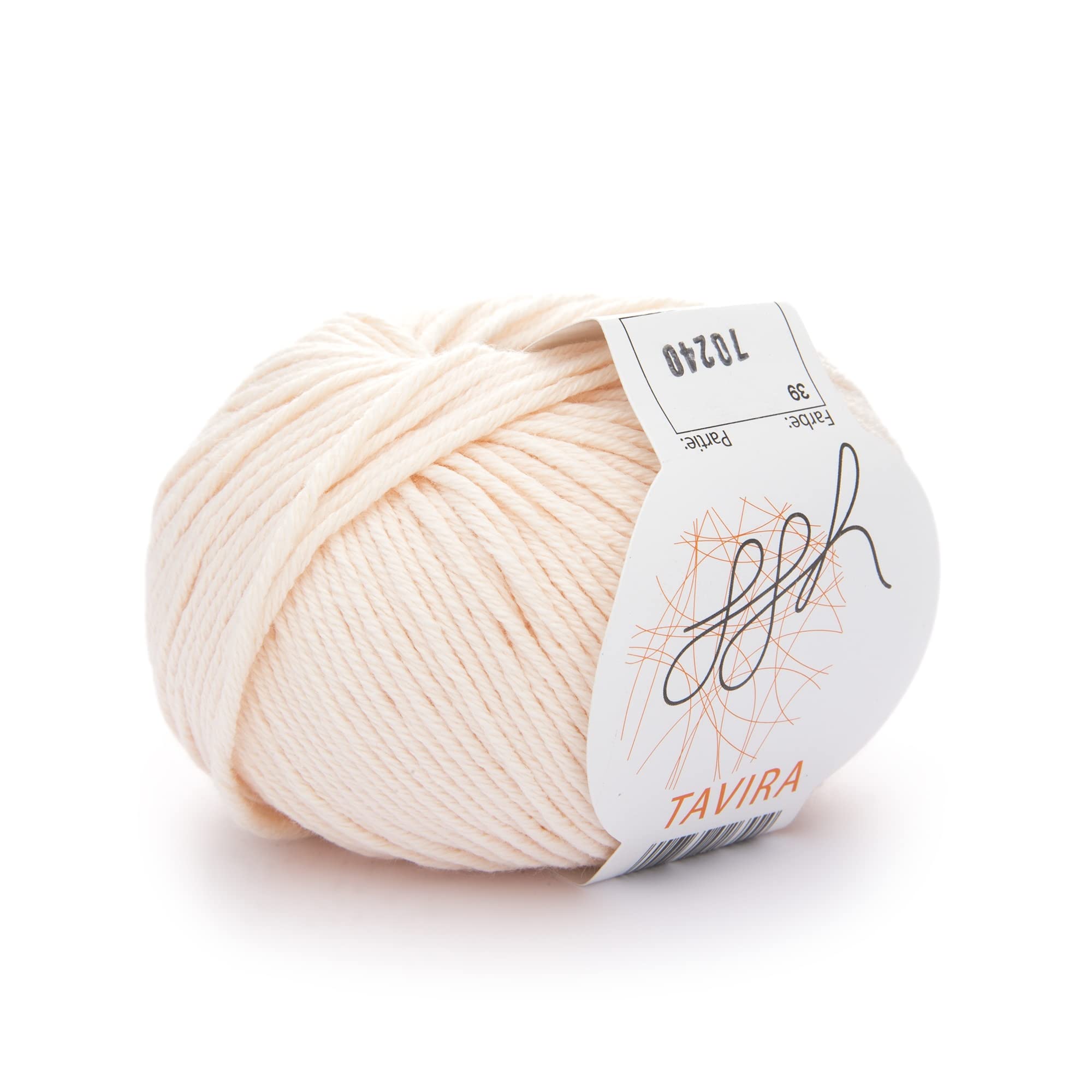 ggh Tavira, 100% Cotton, Running Length 80 m to 50 g, Needle Size 4-5, Wool Suitable for Knitting or Crocheting, Colour 039 - Image 3