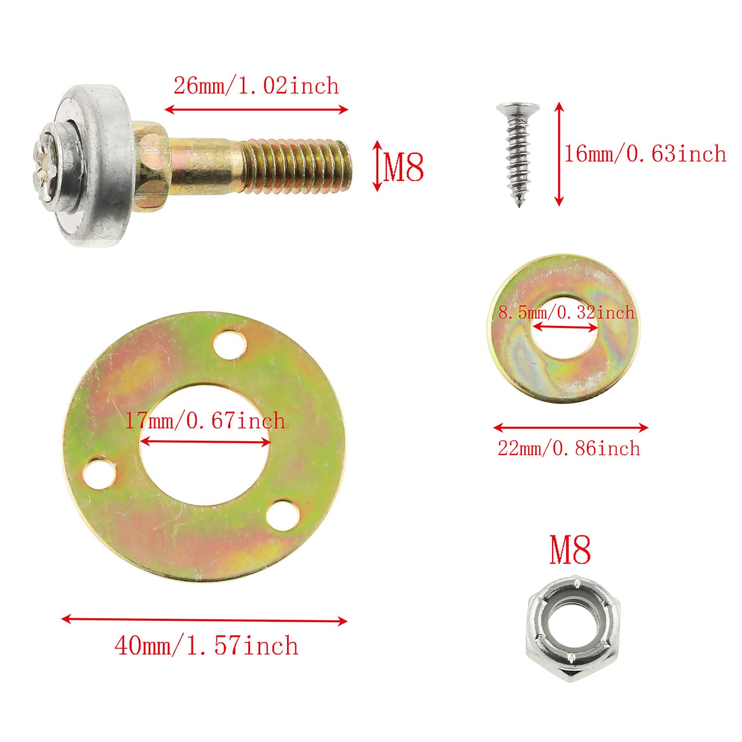 20 each C1/8 Cleco Fasteners (Made in USA) W/Cleco Pliers