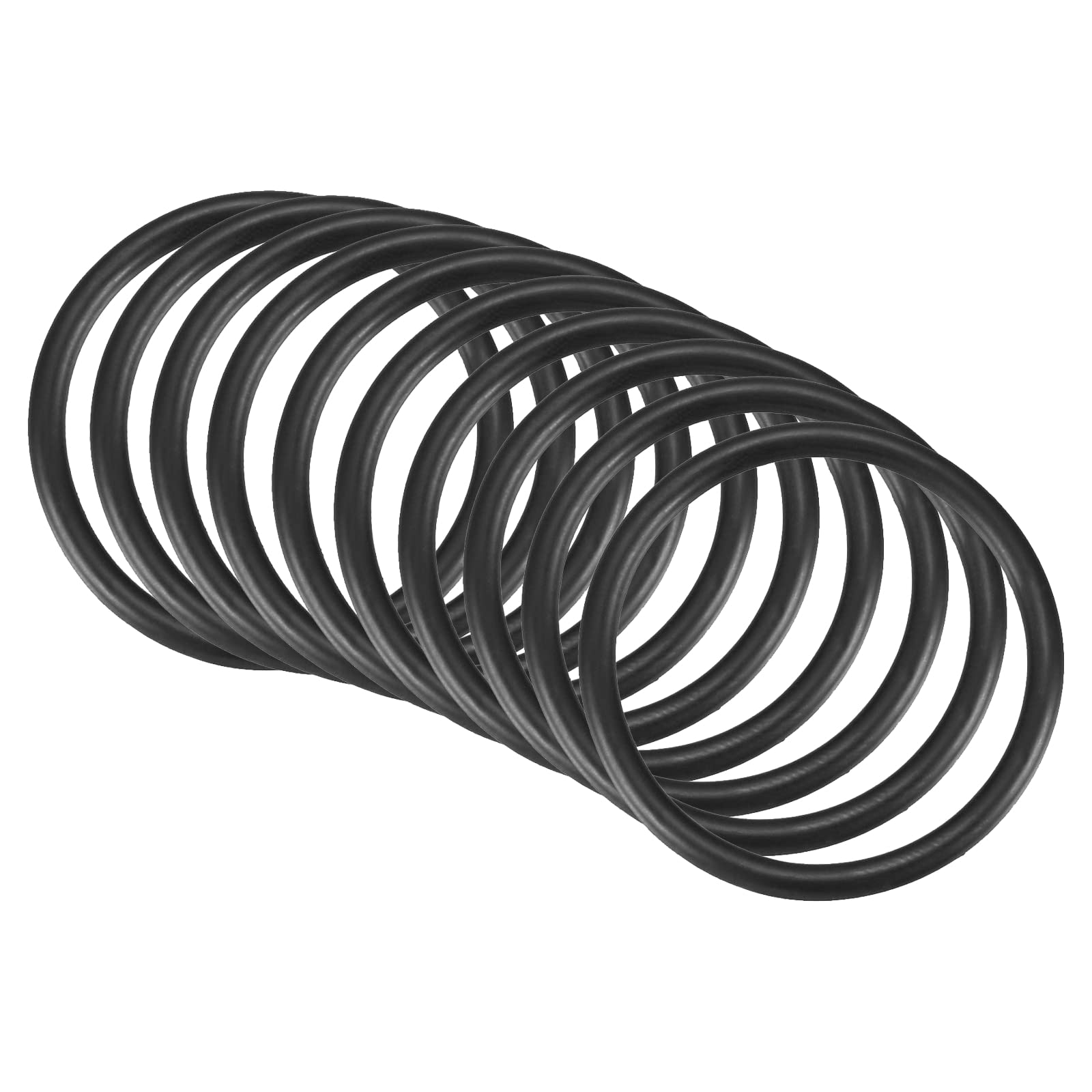 Joint Torique Piscine QUARKZMAN 67mm X 57mm X 5mm Nitrile Caoutchouc Joints Toriques X 10 Pièces Rond Joint Rondelle Pour Robinet Plomberie Réparation Étanchéité Connexion [ Noir Joint Pour Robinet