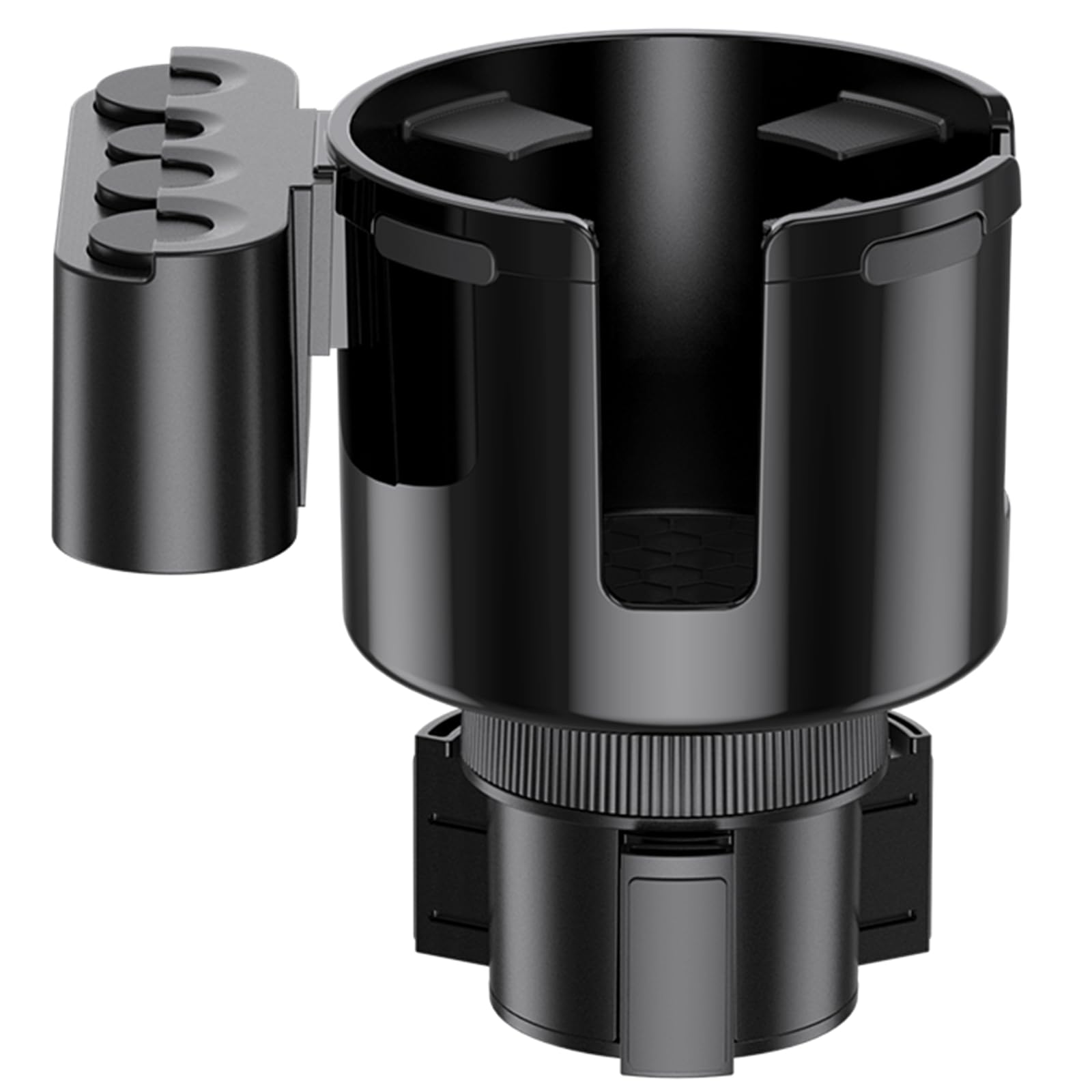 HZGAMER 2 in 1 Car Cup Holder Expander and Coin Holder, Car Cup Holder with Offset Adjustable Base, Compatible with Hydro Flasks 32/40oz and Yeti Ramblers 20/24/36/46oz, 3.4