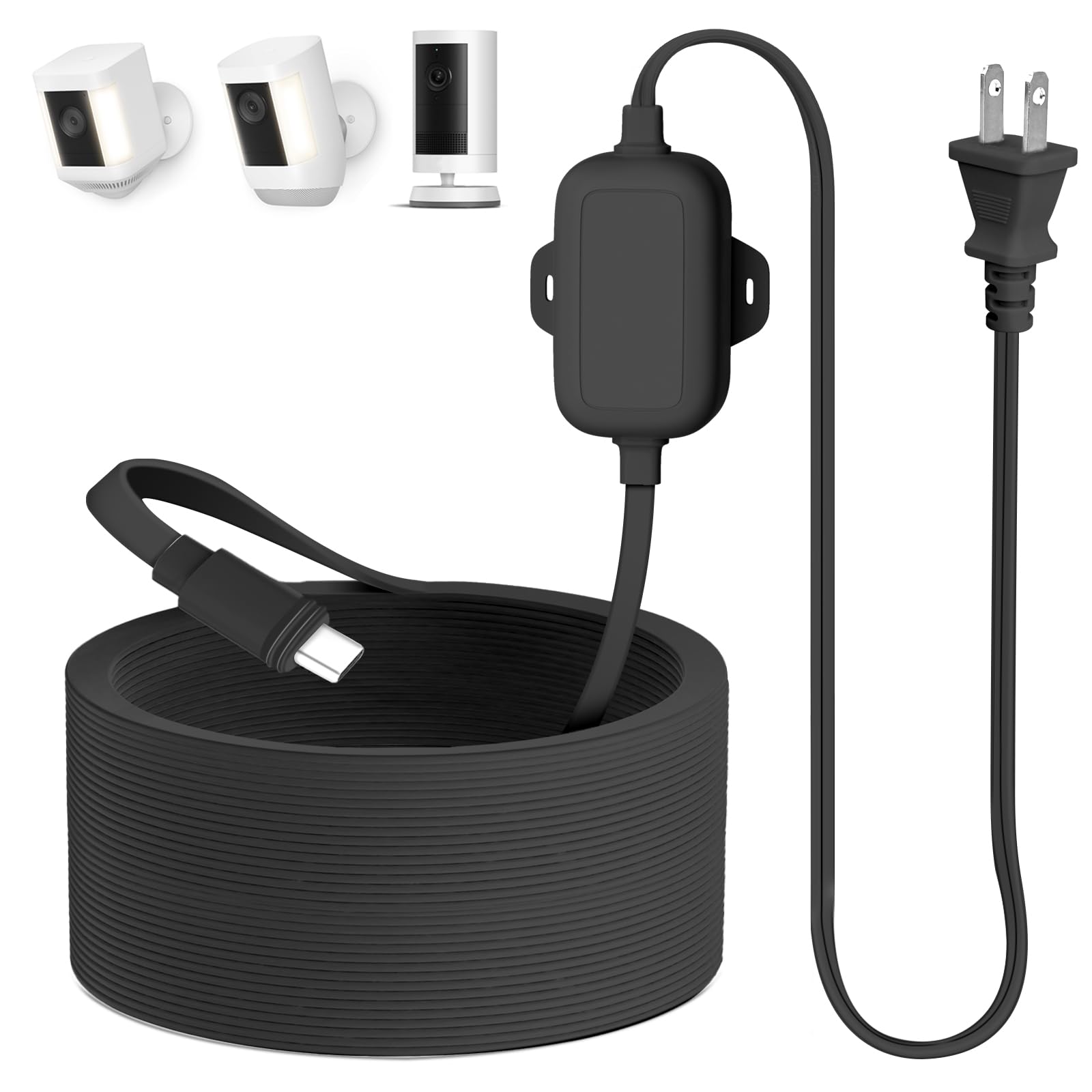 Amazon.com : 30ft Power Adapter Compatible with Spotlight Cam Plus