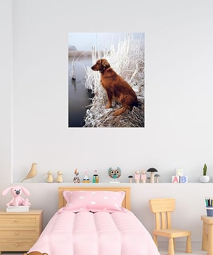 Miniatura 8 de Impact Posters Gallery Póster artístico para decoración de pared, diseño de perro de Golden Retriever (16 x 20 pulgadas)