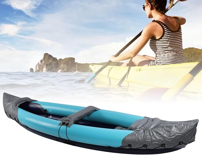 Canoa Inflable de PVC Reforzado para 2 Personas, Plegable miniatura 8