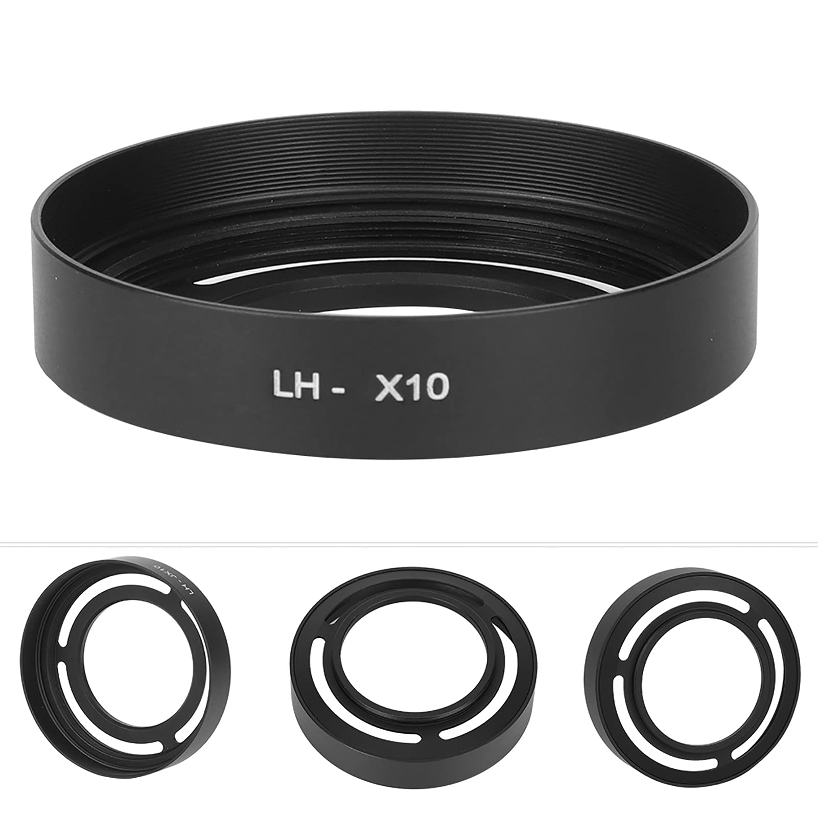 Paraluce In Lega Staccabile Per Fuji X20/X30 – Scherma La Luce Laterale E Supporta Filtri Da 52mm - 3