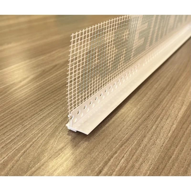 Profilo in pvc con rete in fibra di vetro per davanzale 2 metri, 5 pz