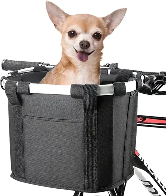 Detachable Front Bike Basket for Pets & Shopping - Universal Fit