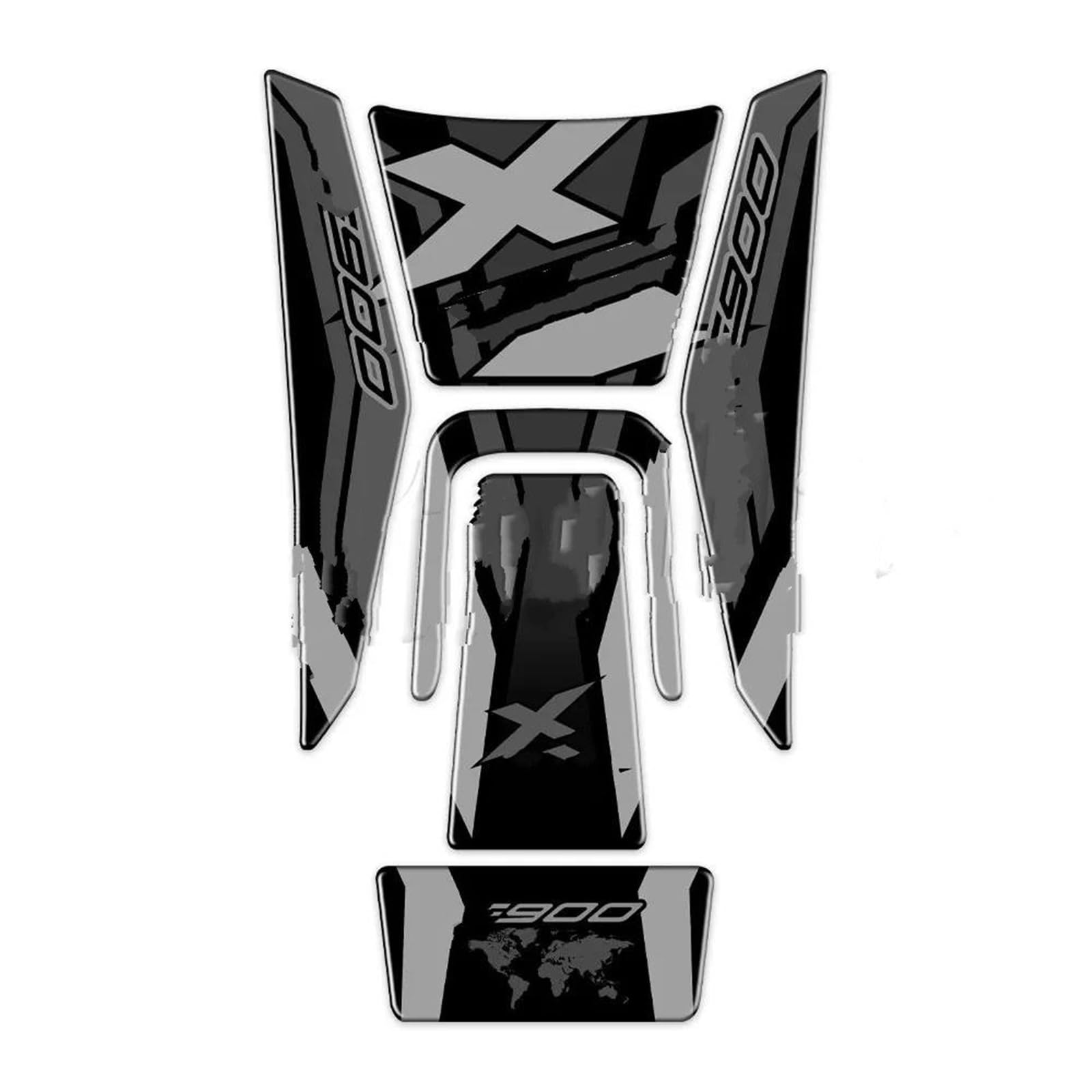 Motorcycle Tank Sticker Protection Decal Waterproof for BMW F900XR F900 XR F 900 2020-2025 2024 Streetfighter(Color3)
