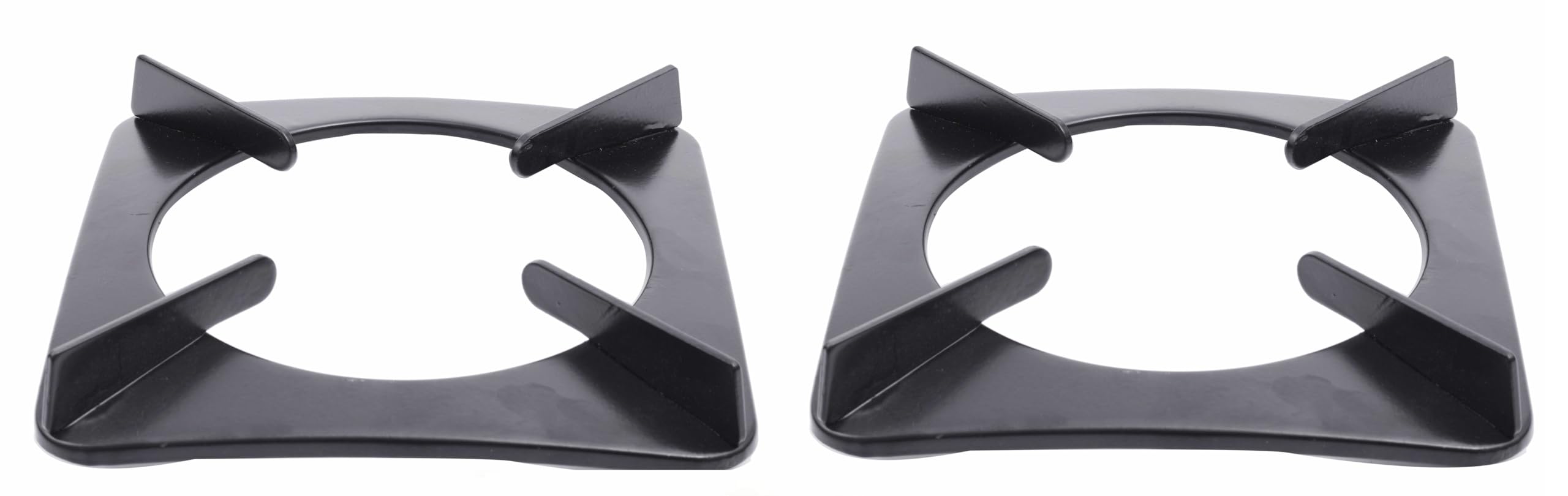 Itida Gas Stove Pan Support Square Shape Size 19x19x3cm Colour - Black, Material- Iron, Pack of 2 Unis (B09J5FSQBV) Amazon Price History, Amazon Price Tracker