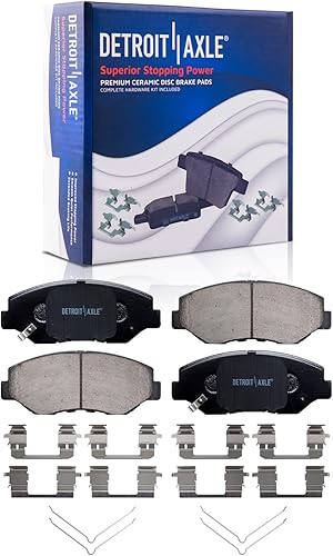 Miniatura 120 de Detroit Axle - Pastillas de freno traseras para Chevrolet Captiva Sport Equinox GMC Terrain Pontiac Torrent Saturn Vue XL-7, Pastillas de freno de