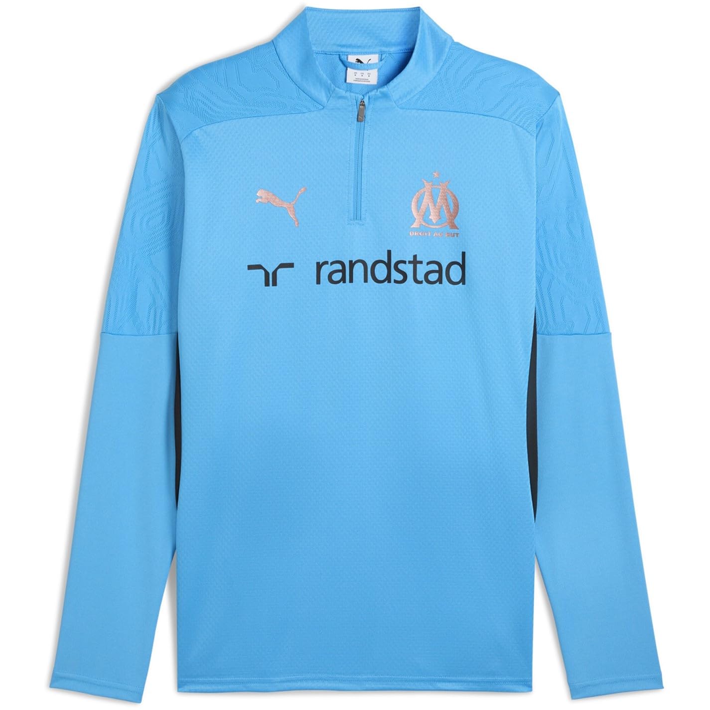PUMA Maillot d'entraînement zippé pour homme Olympique de Marseille