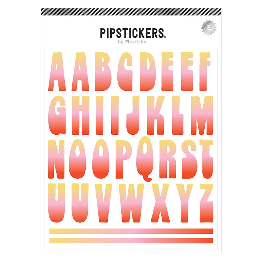 Groovy Big Alphabet by Pipsticks