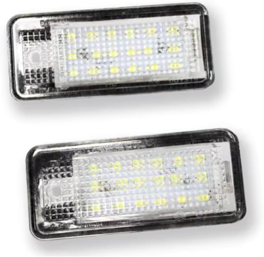 License Plate Light Kit Compatible With RS6 Plus For Avant 2008 2009 For A3 Cabriolet 2008 2009 Car Rear License Plates Light Kit Error License Plate Lamp