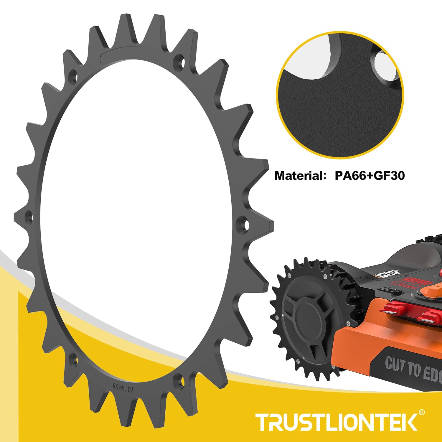 Trustliontek Punte Di Trazione Per Robot Tosaerba – Compatibili Yardforce SA/SC/SE/R/MR Classic NX, Diametro 211 Mm