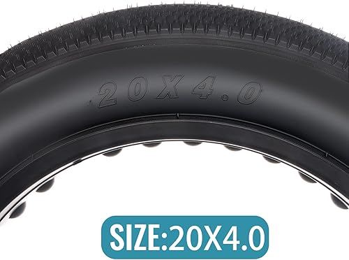 Miniatura 6 de Hycline E-Bike - Neumático de repuesto plegable de triciclo eléctrico de 202426x4.0 pulgadas, compatible con bicicletas urbanas de montaña o de 3