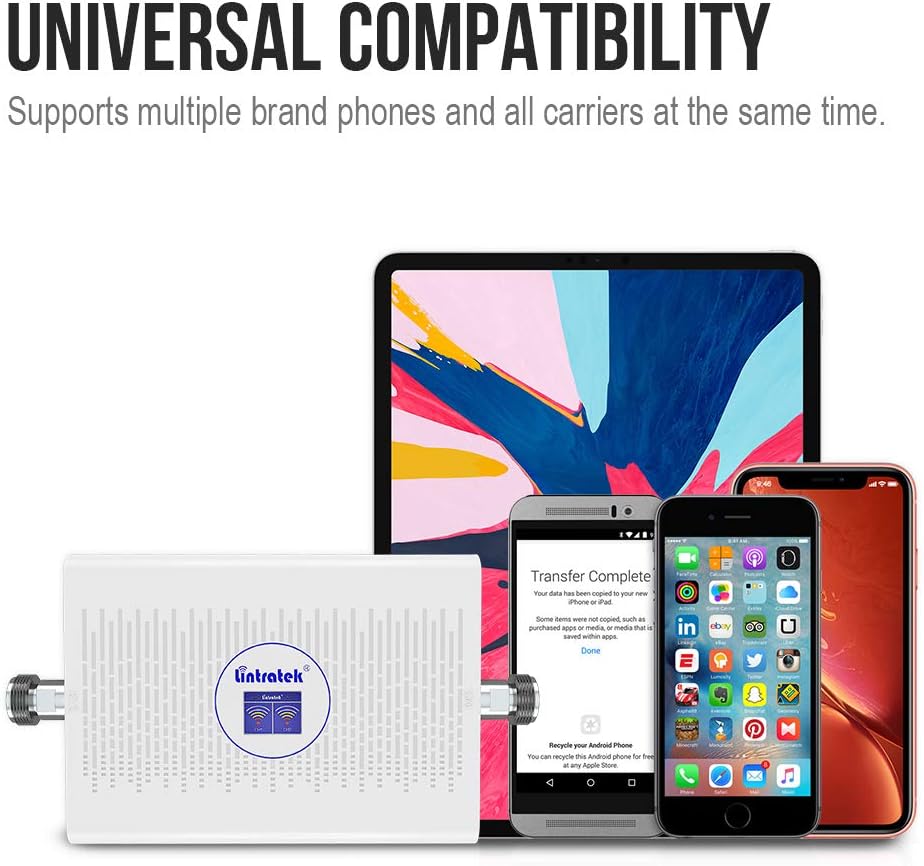 Flаѕh Dеаlѕ - 80% оƒƒ Lintratek 70dB Cell Phone Signal Booster for House CDMA 850MHz PCS 1900MHz Dual Band Mobile Signal Amplifier Repeater Yagi Antenna - Boost 3G 4G Voice & Data