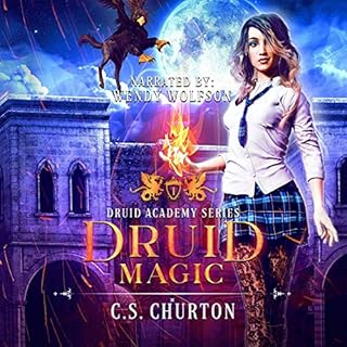 Druid Magic Audiolibro Por C. S. Churton arte de portada
