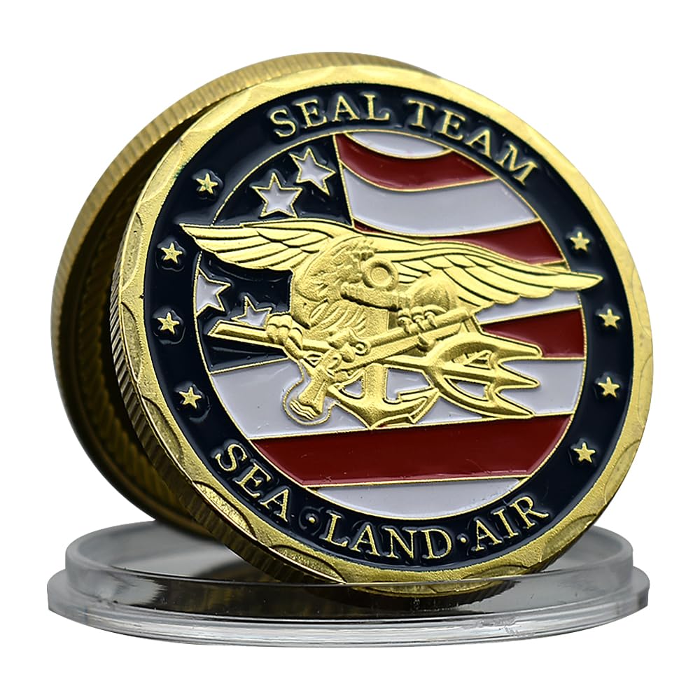 Insignia de sello de las fuerzas de operaciones especiales de Estados Unidos, moneda conmemorativa militar, regalo coleccionable