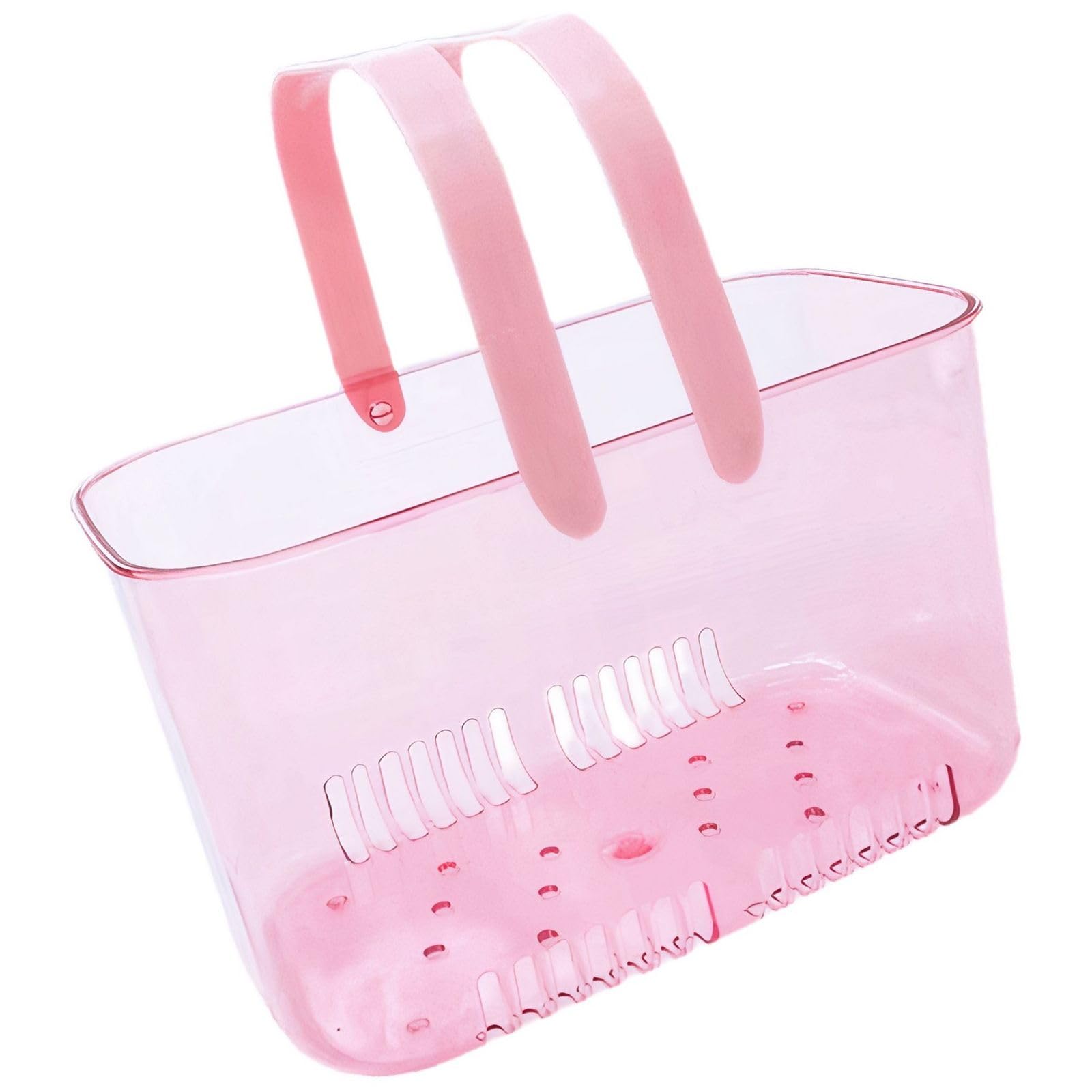 Bathroom Basket with Handles for Bath Essentials pp Basket with Drainage Holes for Shower Caddy and Kitchen Storage