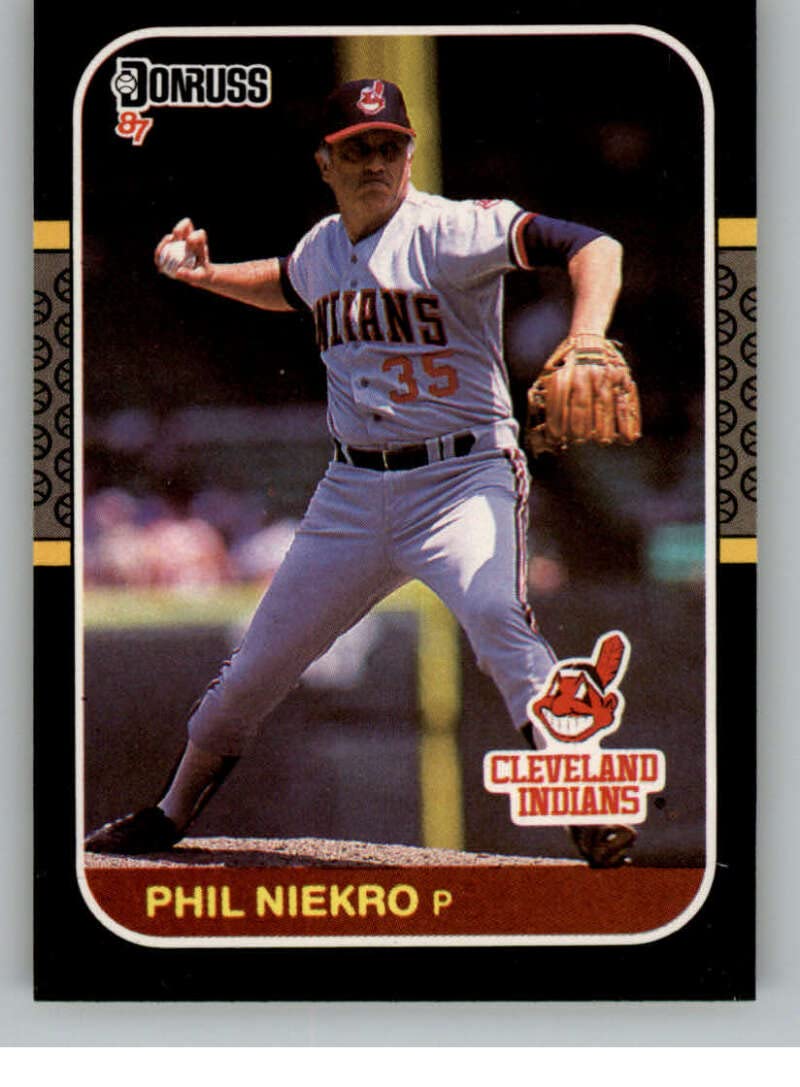 Amazon.com: 1987 Donruss #465 Phil Niekro Cleveland Indians MLB