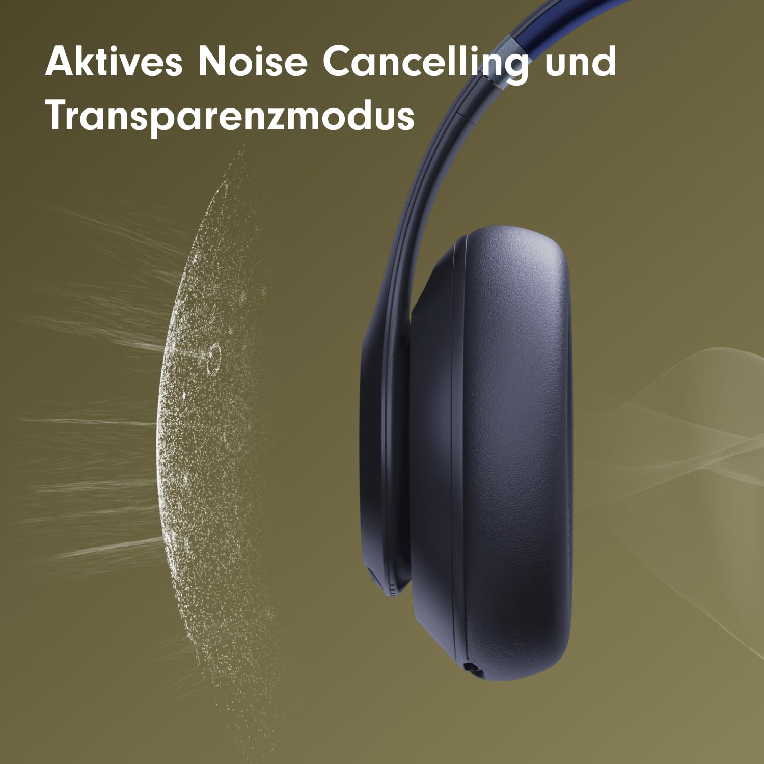 Beats Studio Pro – Komplett Kabellose Bluetooth Noise Cancelling Kopfhörer – Personalisiertes 3D Audio, USB-C verlustfreies Audio, Apple & Android Kompatibilität- Navy