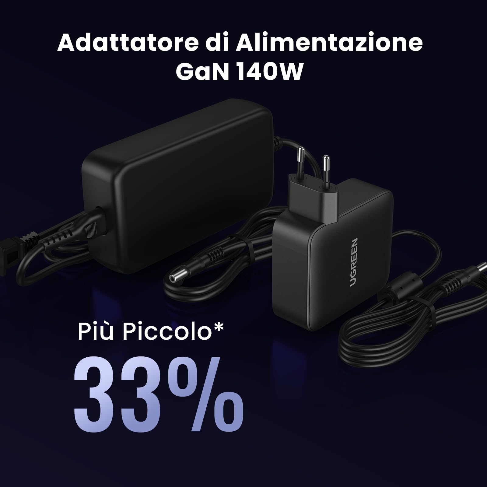 UGREEN Revodok Max 208 Docking Station Thunderbolt 4 8 in 1 Doppio Display | 3TBT4, 40 Gbps, Singolo 8K30Hz, Doppio 4K60Hz, Porte USB 3.2 multiple 10 Gbps, Ethernet Gigabit, Ricarica 85W, DC 140W