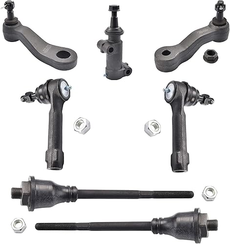 ASTARPRO Extremos de barra de acoplamiento 4WD Brazo Pitman (4 ranuras) Brazo loco compatible con Cadillac Escalade, Chevy