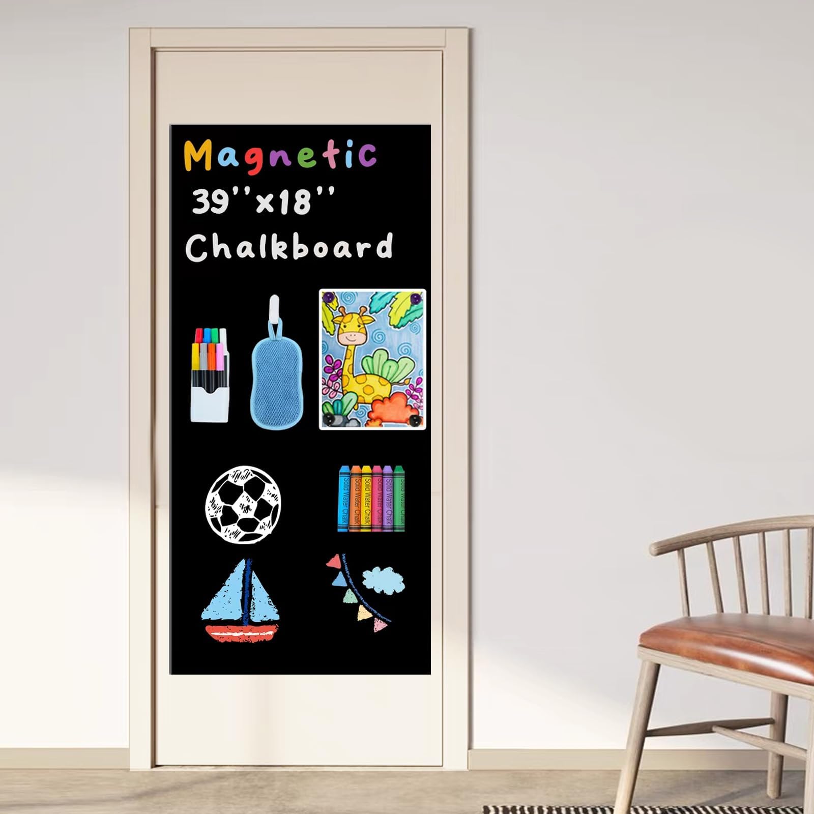 Chalkboard Contact Paper for Wall 40" x 18" Self
