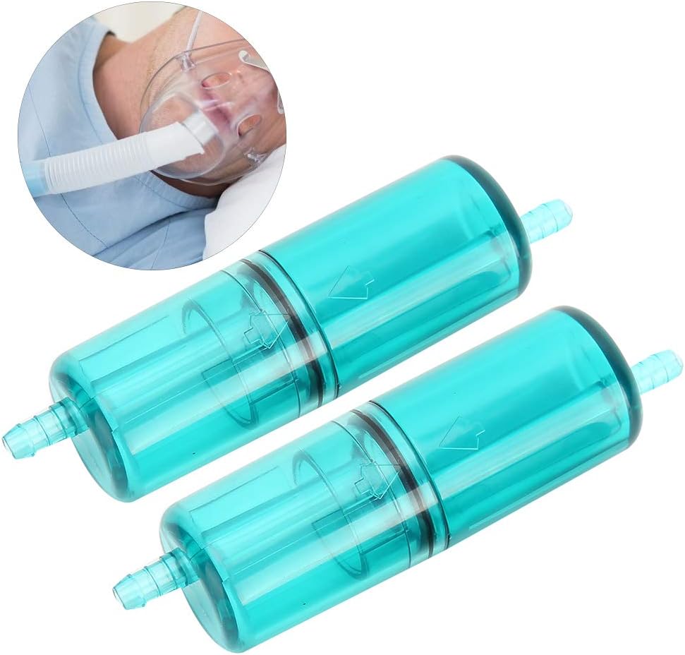 Oxygen Tubing Connector, 2pcs Oxygen Generator Oxygen Tube Water Collector Oxygen Tube Accessory for Care Oxygen Tube Accessory