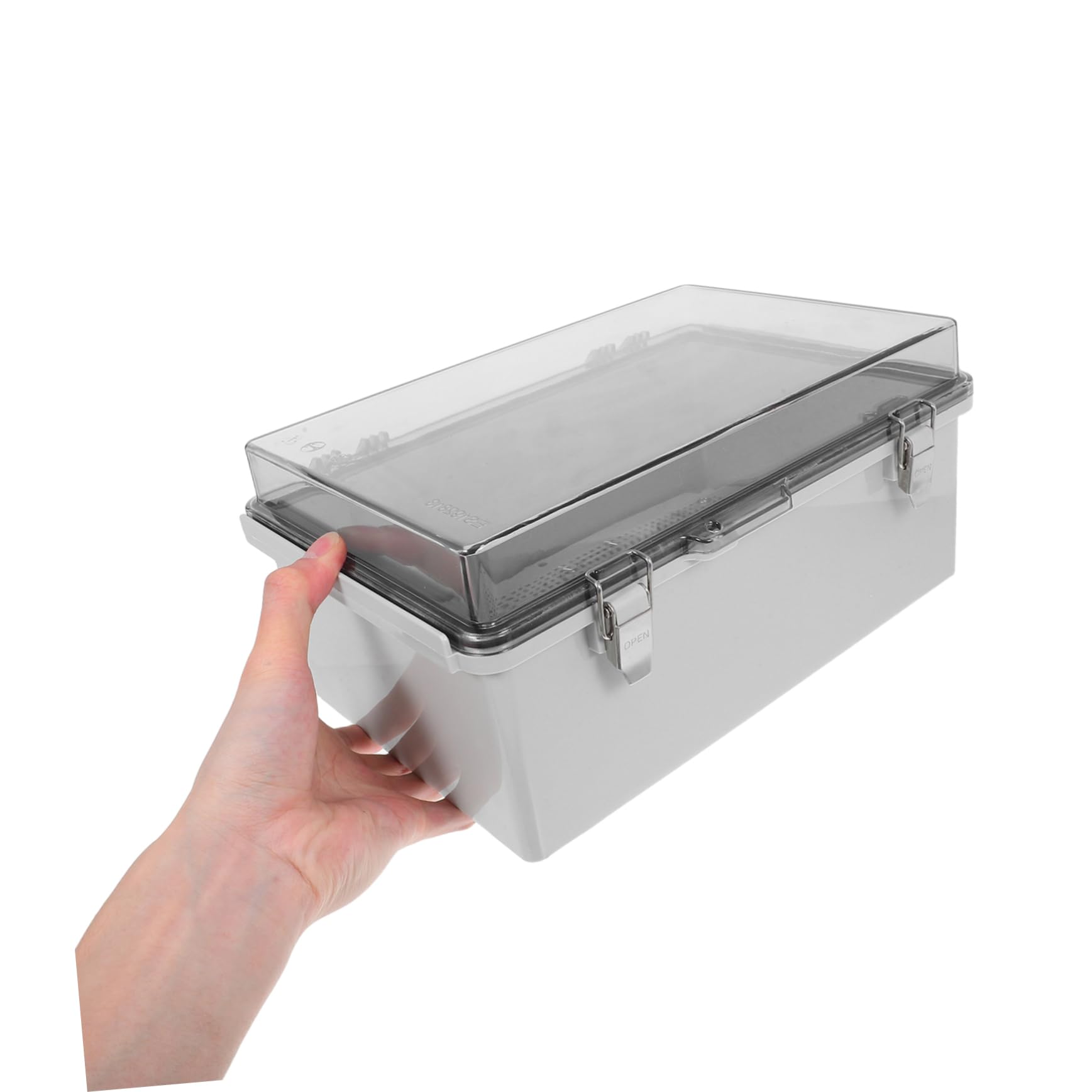 Caja de Conexiones Exterior Ip67 de Abs con Placa de Montaje | Carcasa Estanca y Antipolvo, Terminales de Tornillo Incluidos, para Proyectos Residenciales E Industriales