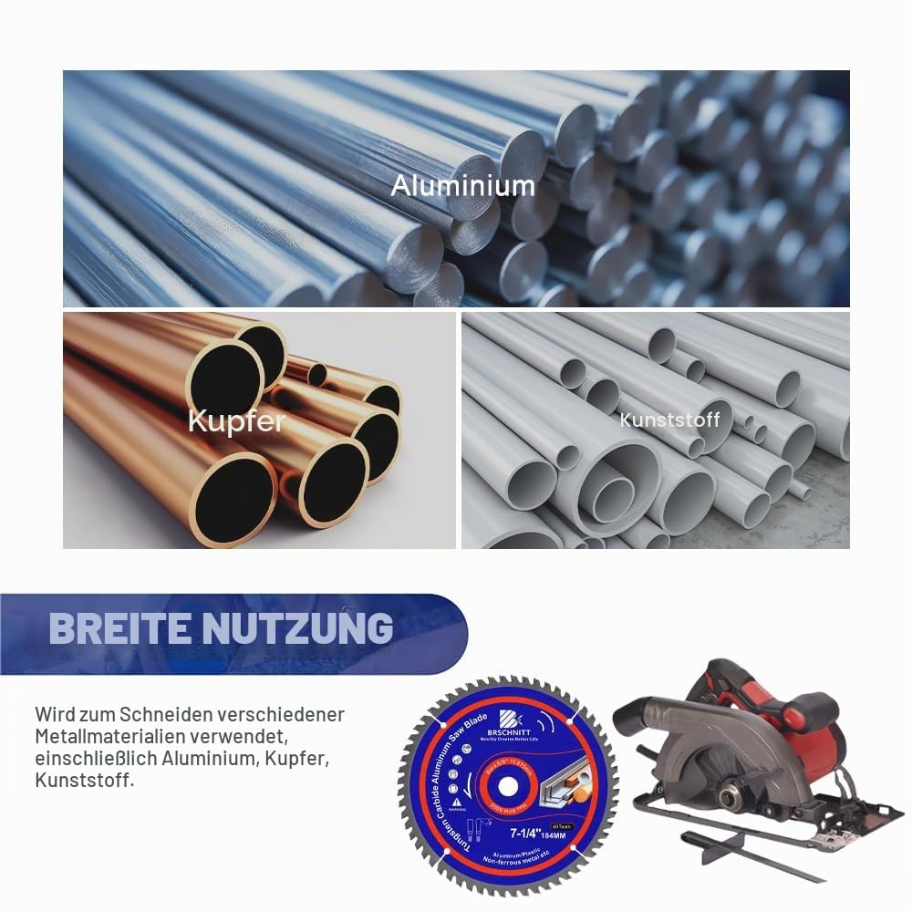 305MM 100Zähne TCG Metall Kreissägeblatt - Aluminium schneiden Kreissägeblatt für Aluminium Kunststoff und Nichteisenmetall 30/25.4MM Arbor