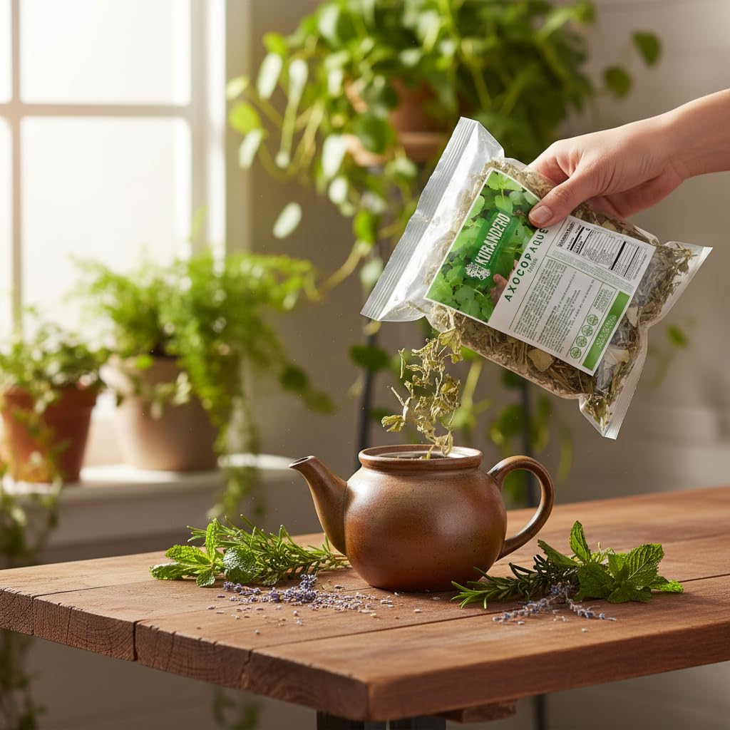 KURANDERO Axocopaque Herbal Tea – 4 oz (113g) – 100% Natural Hojas de Axocopaque – Traditional Loose Leaf Tea from Mexico – Caffeine-Free, Vegan, Farm-Grown - Image 8