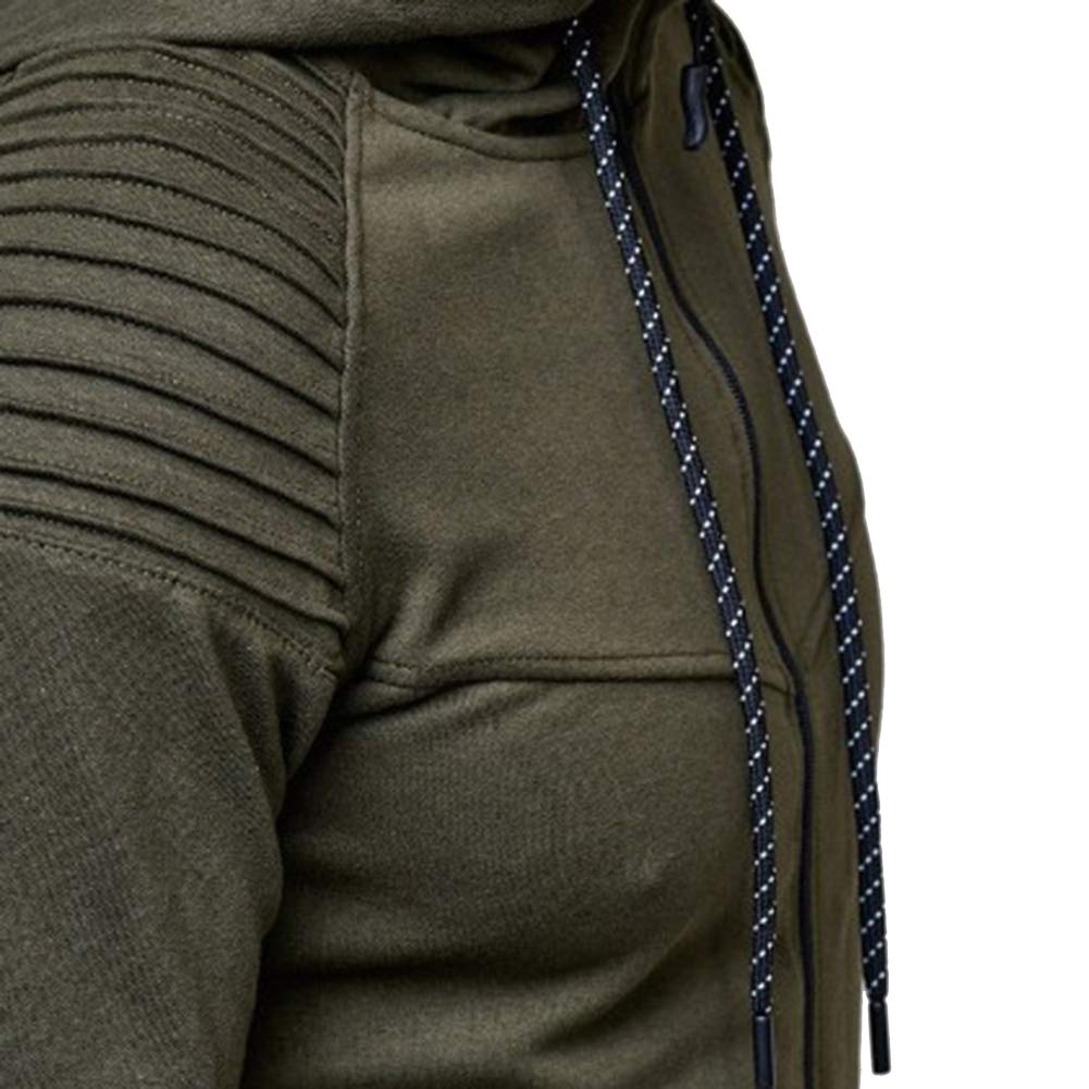 amropi Conjunto de Chándal para Hombre Chandal de Jogging Sudadera con Capucha y Pantalones