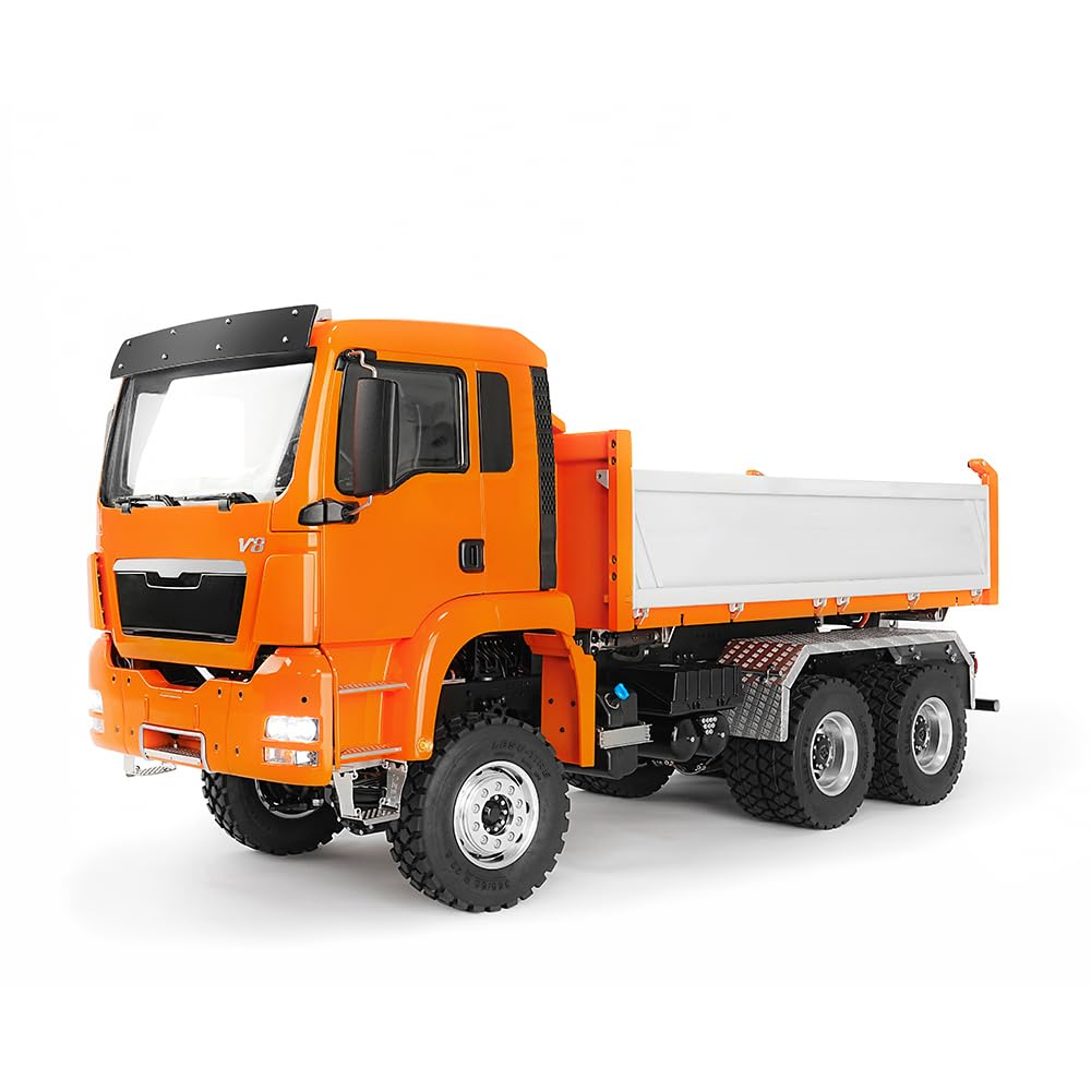 TOUCAN RC HOBBY LESU TGS 1 14 RC Hydraulic Dump Truck 6x6 Metal Remote Control Dumper Car Model