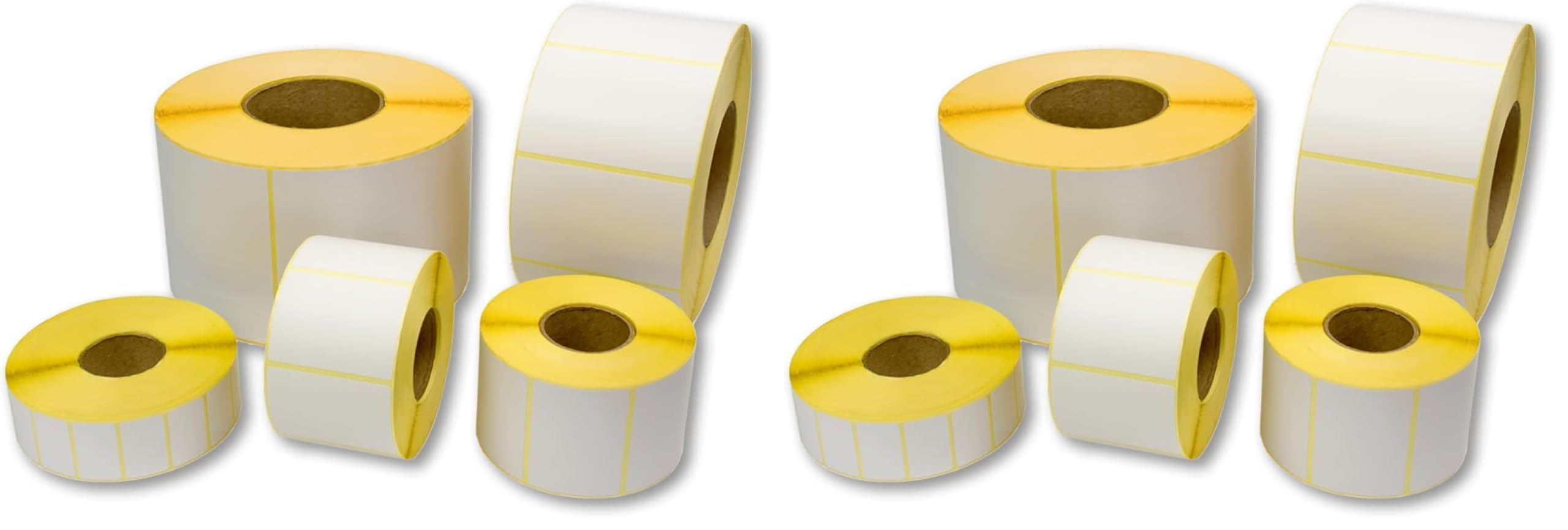 60x25 mm Termal Etiket, Barkod/Adres/Kargo Termal Etiketleri, Zebra ve Diğer Yazıcılarla Uyumlu (2 paketi)