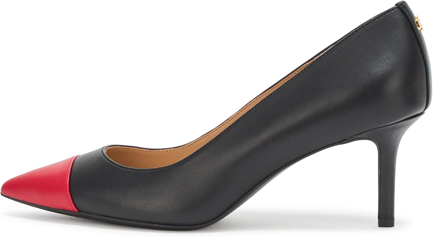 Lauren Ralph Lauren Womens Lanette Two-Tone Nappa Leather Pump