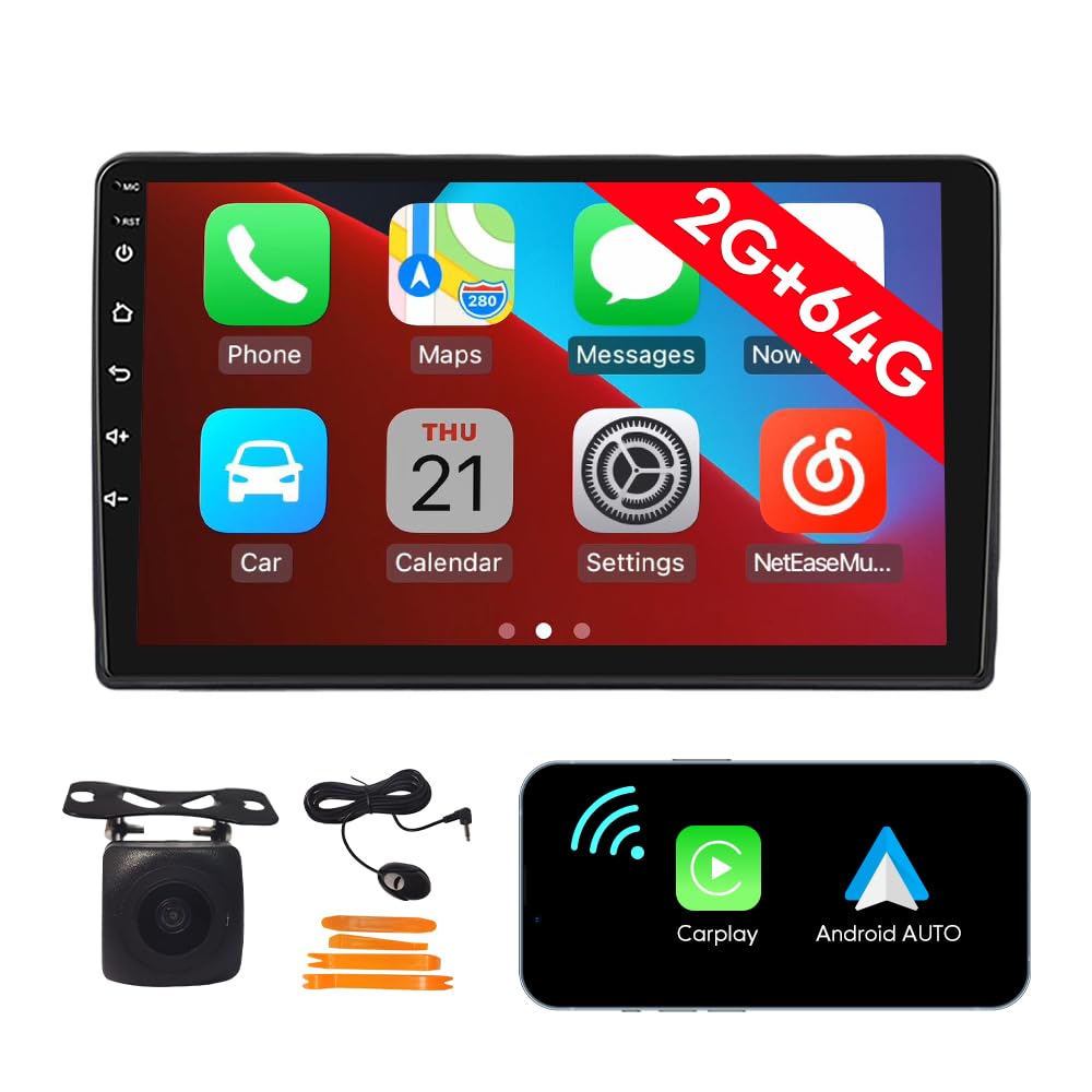 [2G 64G] Android Car Stereo FM Radio Carplay Android Auto 9