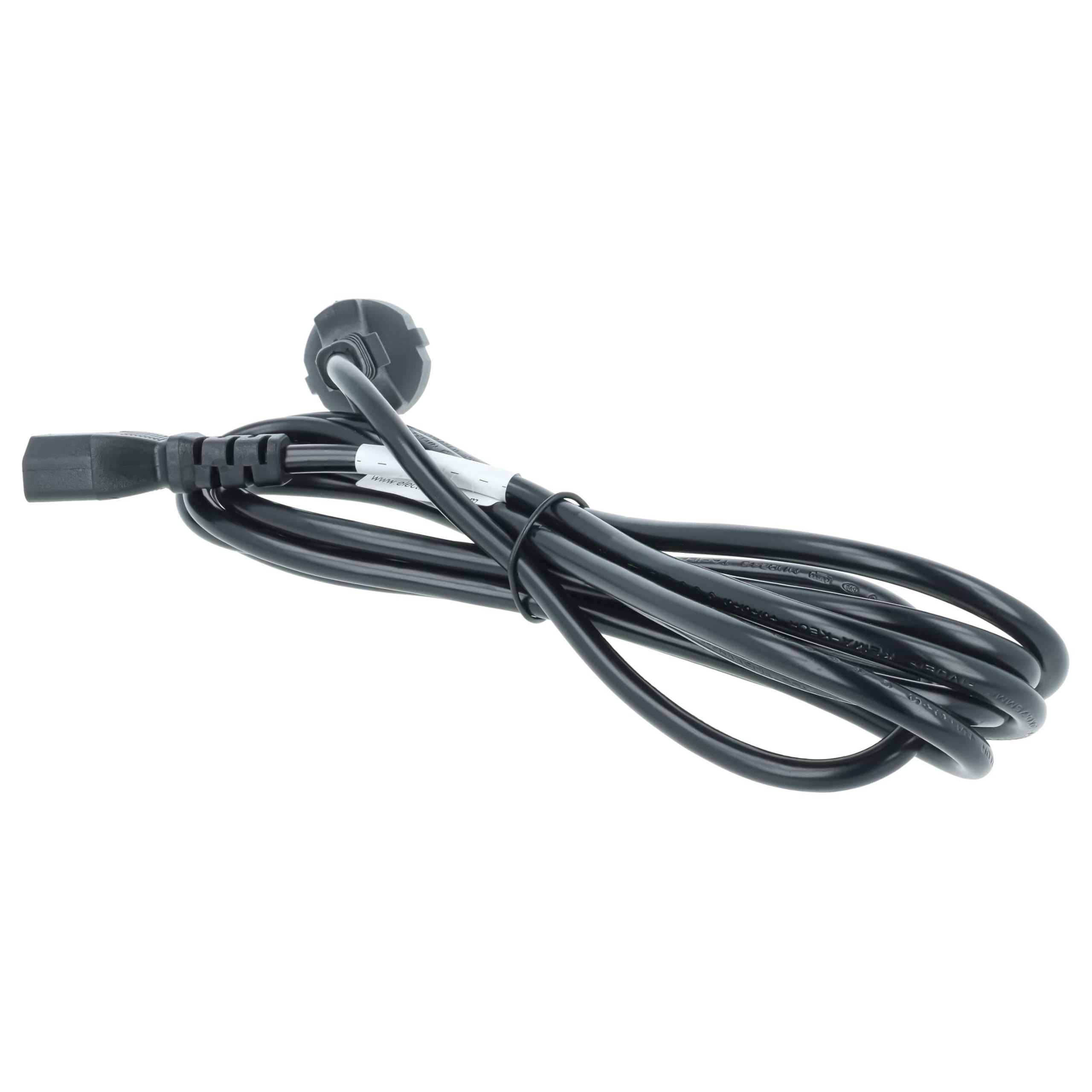 vhbw 10x cavo di alimentazione con spina schuko e connettore C13, da 3 metri compatibile con PC monitor computer stampante ecc.