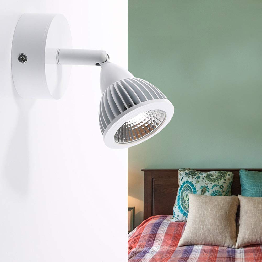 luci da parete, 3W LED. Spotlight Multi Angolo Regolazione della lampada da parete, lampada decorativa Parete a parete Picture Accent Light, Lampada da visualizzazione for armadietto Vetrina Gioielli