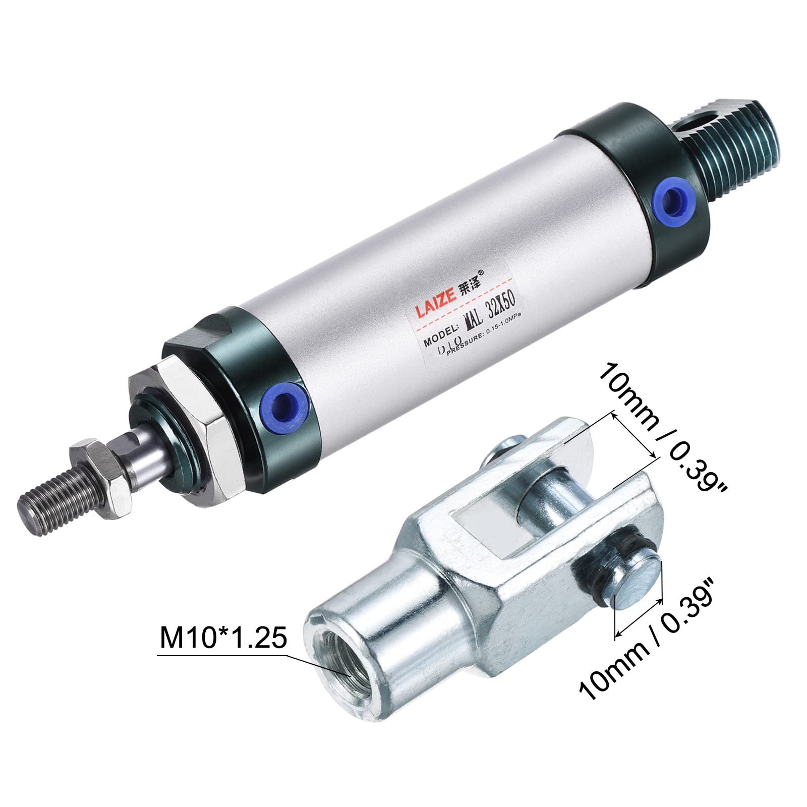 MECCANIXITY Pneumatic Air Cylinder - MAL32X50 -5