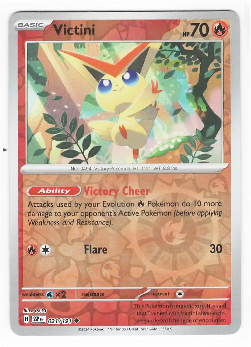 victini pokemon card Victini V 021/163 Battle Styles Full Art Ultra Rare Pokemon Card Mint