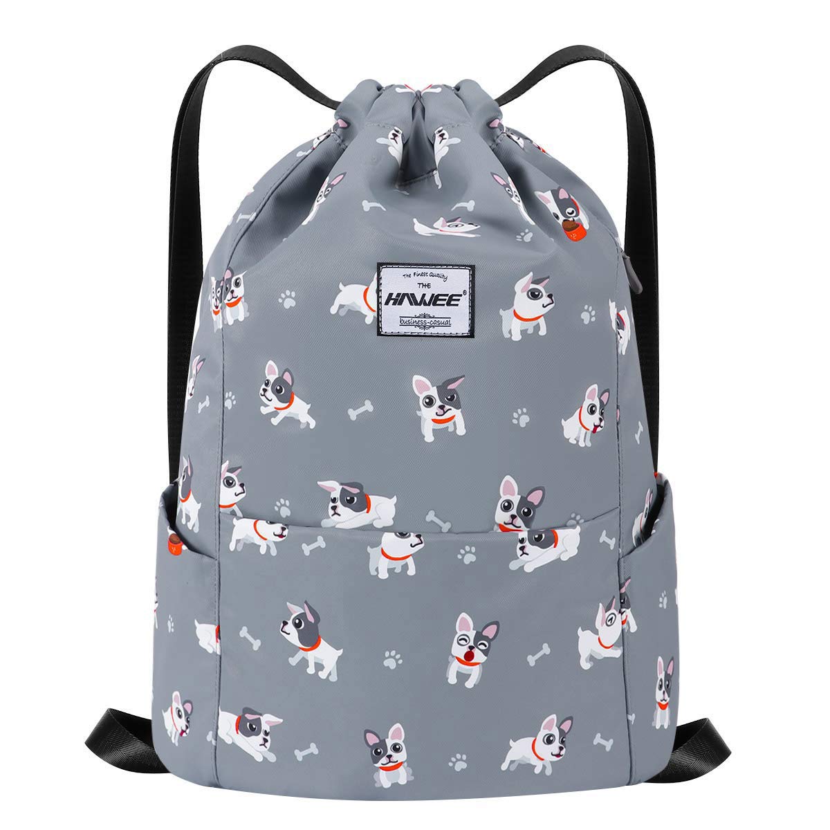 Impermeable Casual Mochila con Cordón Grande Deporte Bolso de Gimnasia Mochila de Cuerda Unisex para Mujer Hombre Vida Cotidiana Aire Libre Yoga Escuela Playa Nadar — view 44