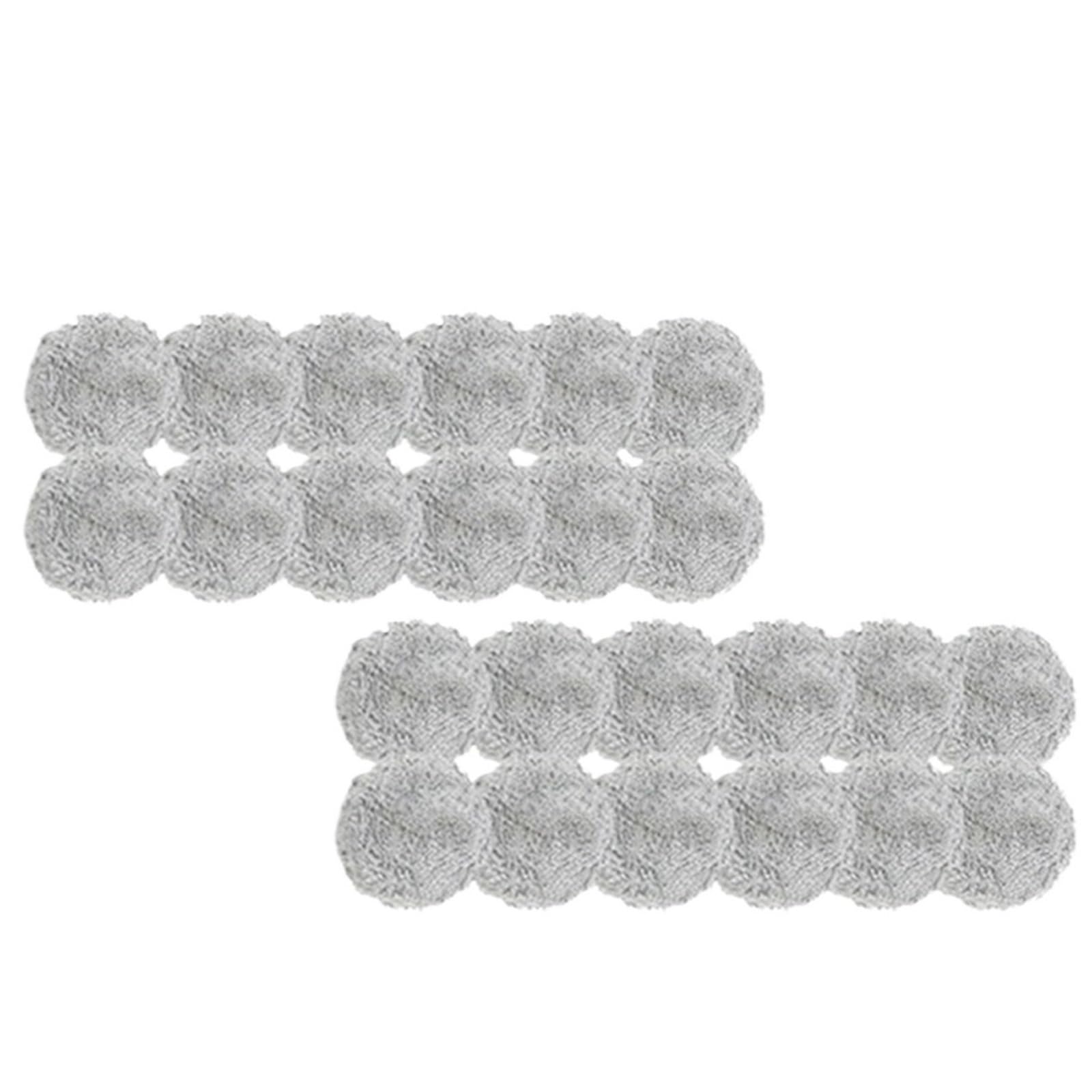 Panno For La Pulizia Dei Vetri Del Robot, Compatibile Con Purerobo, Panno Universale For La Pulizia, Compatibile Con Hobot, Parti For Aspirapolvere Weeper Cloth 188 388(Gray Mops 24pcs)