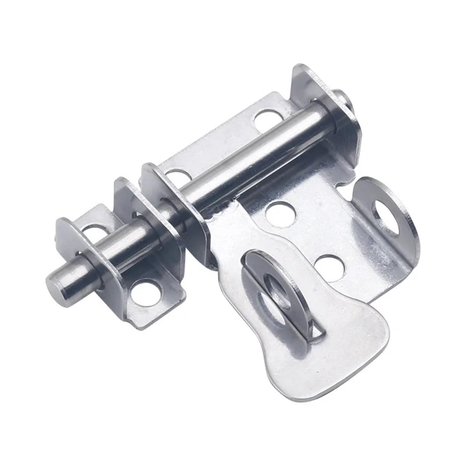 Porte coulissante d'entrepôt sécurisée par loquet en acier inoxydable