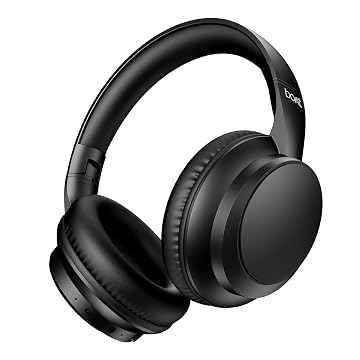 Boat Rockerz 371, 40mm Drivers, 50hrs Battery, 60ms Low Latency, ENx Tech, BT v5.4, Foldable Cups, Voice Assistant, Bluetooth Headphones, Wireless Headphone with Mic (Black Sabre)