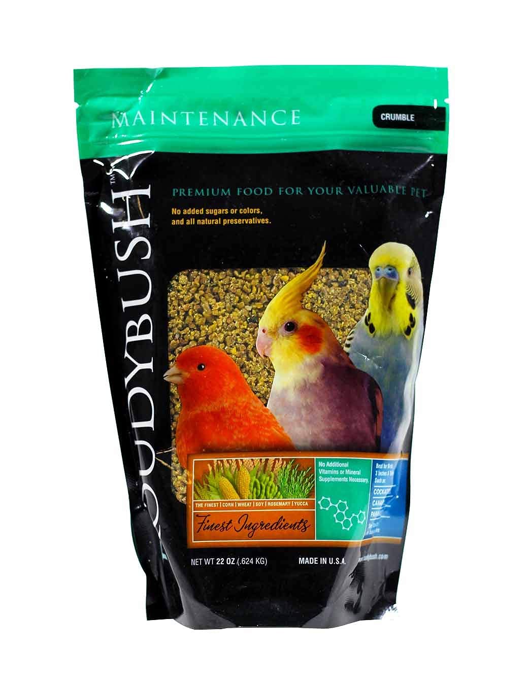 Buy Roudybush Bird Food for Daily Maintenance Crumbles for Cockatiel, Quaker, Lovebird