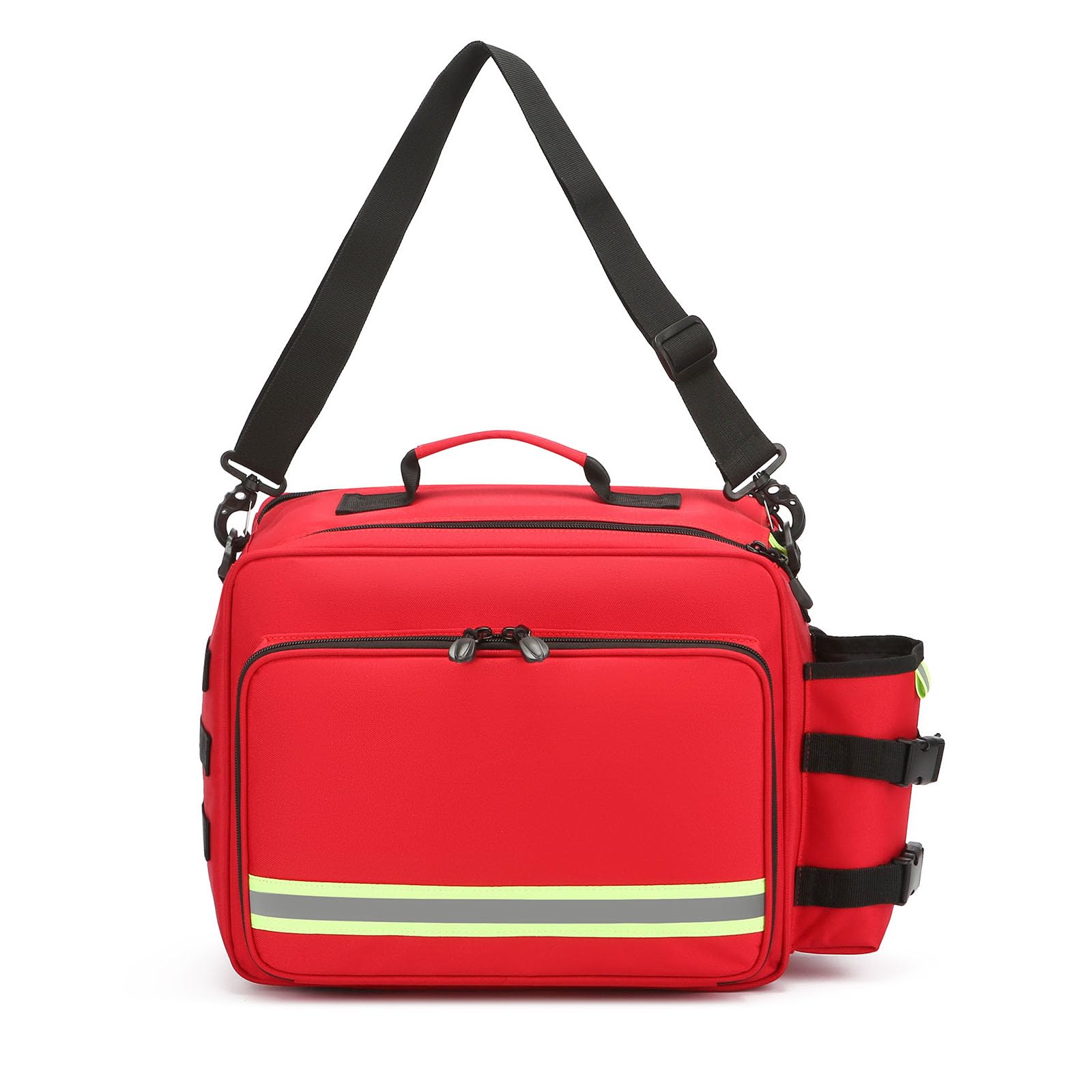 Kit de primeros auxilios grande, bolsa profesional de primeros auxilios, con asa y correa para el hombro, bolsa de trauma médico, para eventos de emergencia, viajes, atención médica en el